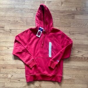 Champion Men's Red Fleece Hoodie BNWT